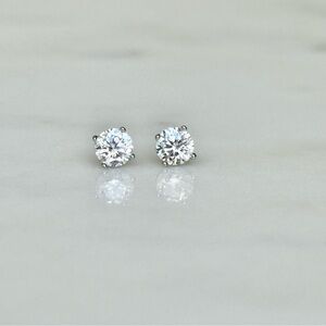 Elegant Silver Stud Earrings